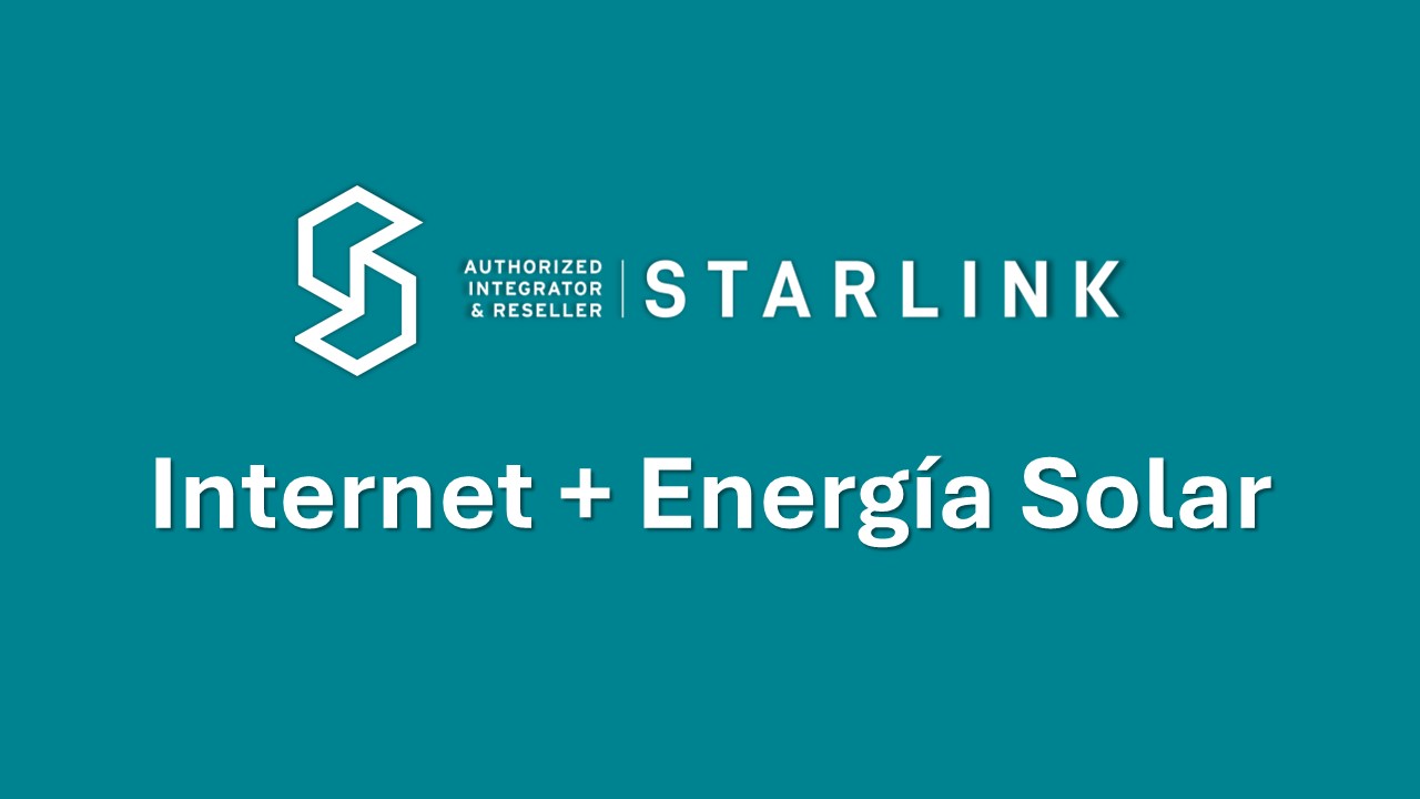 SPEEDCAST STARLINK AGENDAUNO INTERNET SATELITAL EMPRESAS (INTERNET + ENERGIA SOLAR)